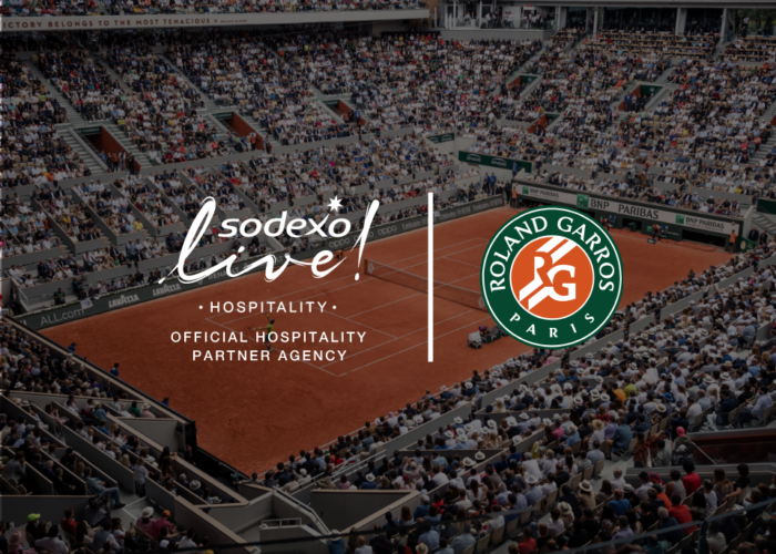 Sodexo Live Hospitality Official Partner Agency of Roland Garros Hospitalities