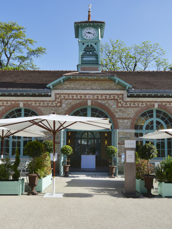Entrance to the Orangerie VIP area Roland-Garros hospitality