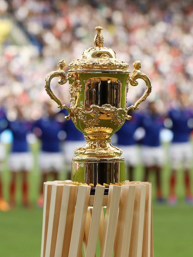Vue sur la Coupe de la compétition de la Coupe du Monde de Rugby
