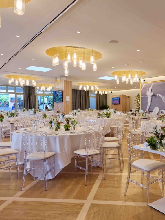 Les tables VIP hospitalités du Pavillon Roland-Garros