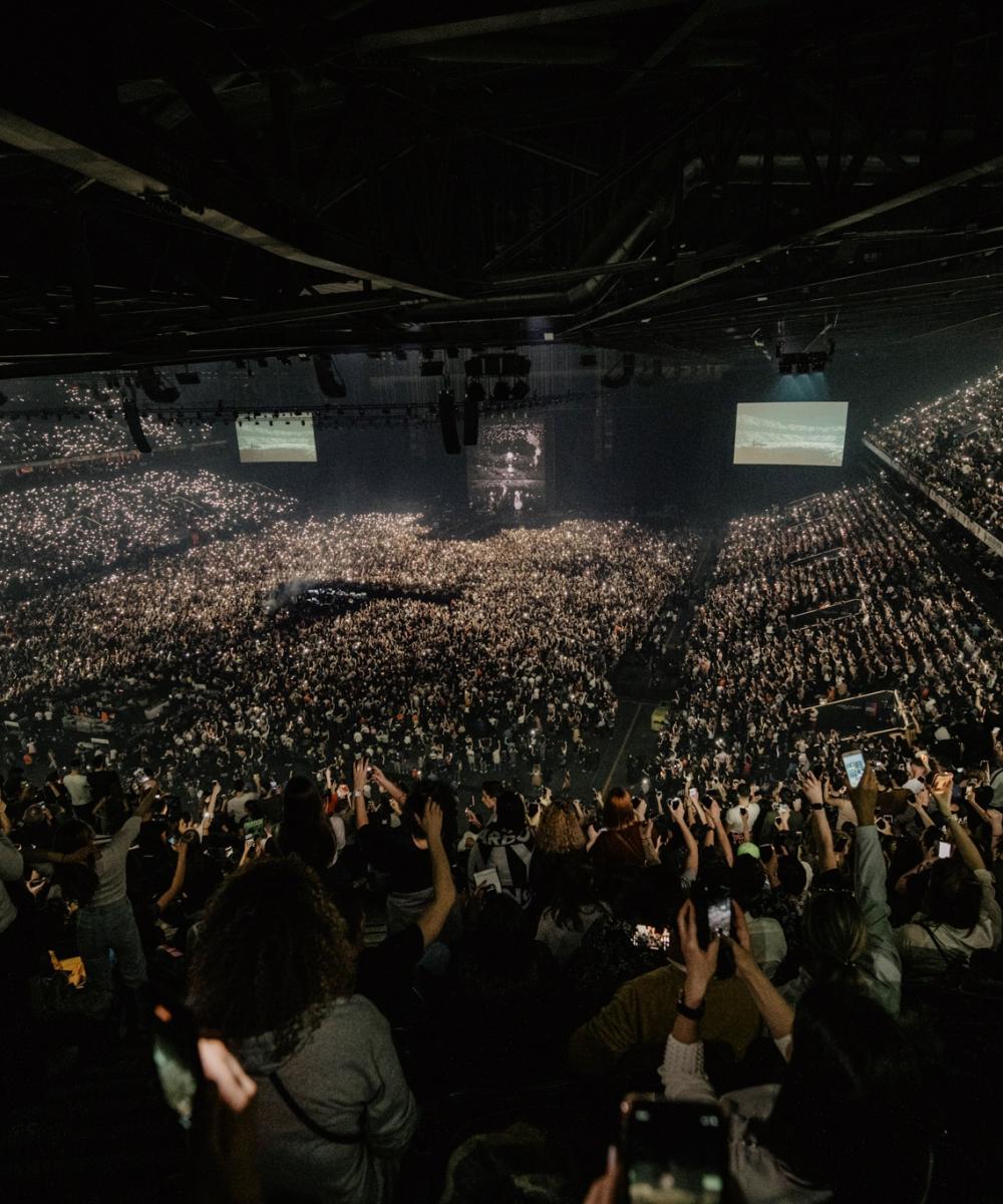 Booba VIP concert at the Paris La Défense Arena.