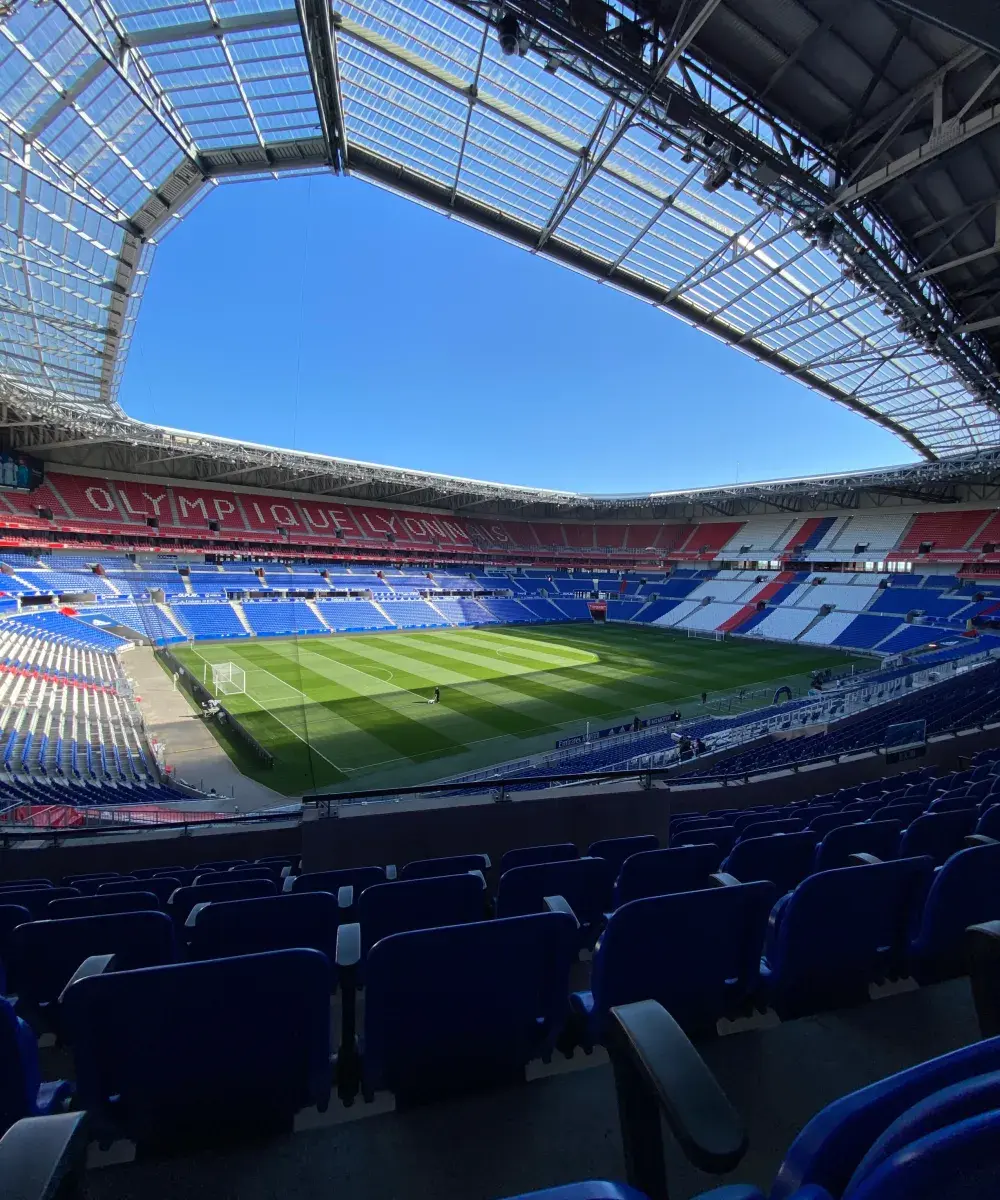 Groupama Stadium in Lyon, host venue of the EPCR European Rugby Finals 2027