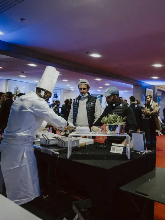 Traiteur haut de gamme au Salon Partagé VIP avec l’offre Sodexo Live Hospitality