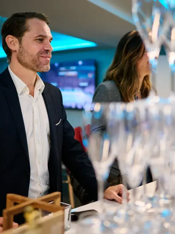 VIP Area of the Rolex Paris Masters
