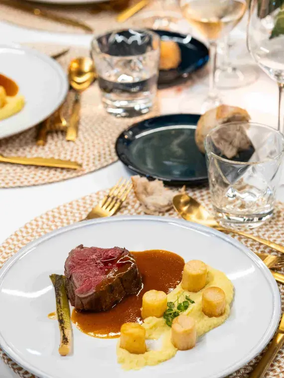 VIP dinner at the Rolex Paris Masters