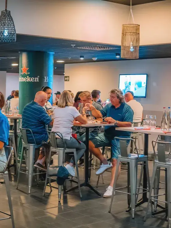 Premium hospitality experience in Brasserie Ganay at Stade Vélodrome