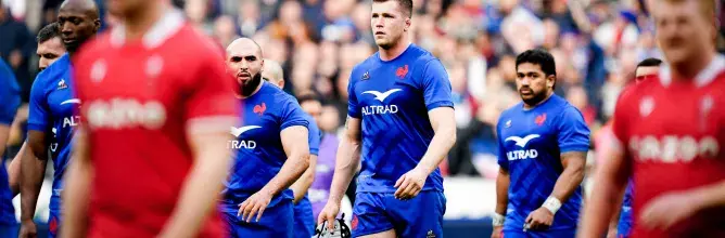 Thibaud Flament in action during the France vs Wales Six Nations rugby match, highlighted as part of the VIP Sodexo Live! Hospitality experience