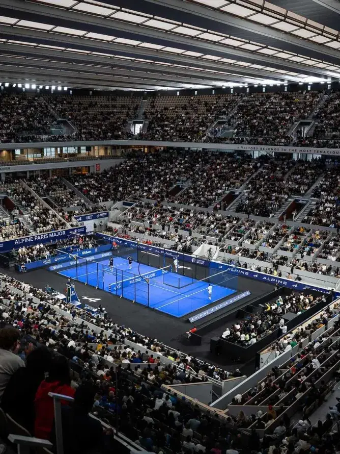 Court Philippe-Chatrier transformed into a world-class padel venue for the Alpine Paris Major with Sodexo Live! Hospitality