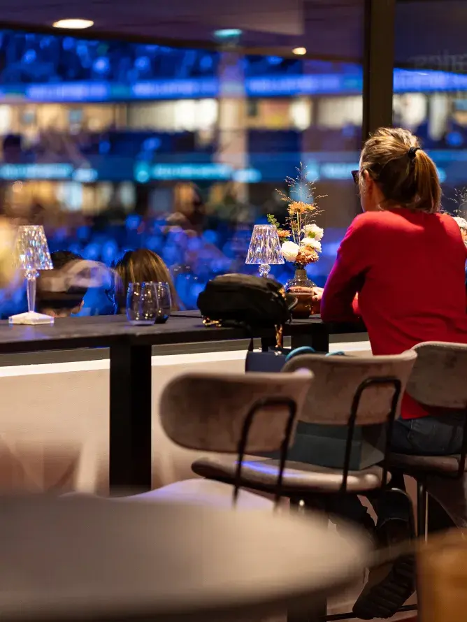 View from Le Club des Légendes VIP lounge