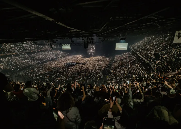 Concert VIP de Booba à la Paris La Défense Arena.