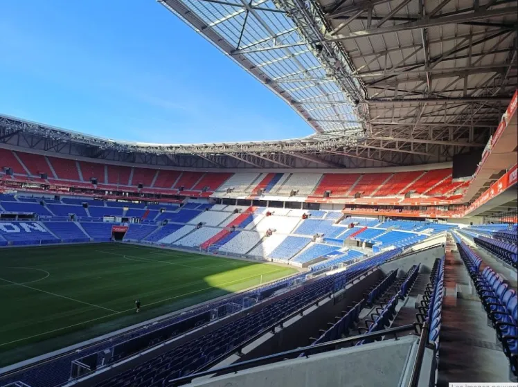 Directions and information on how to access Groupama Stadium, providing guidance for visitors