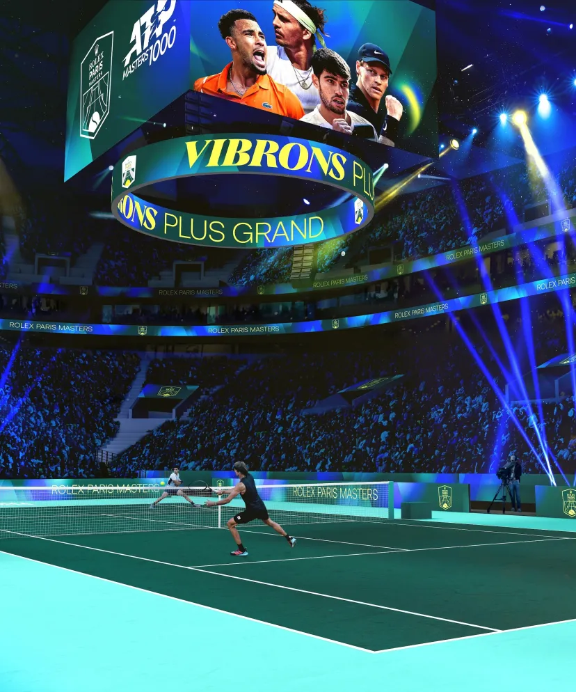 Center Court Rolex PAris Masters Gold Seats